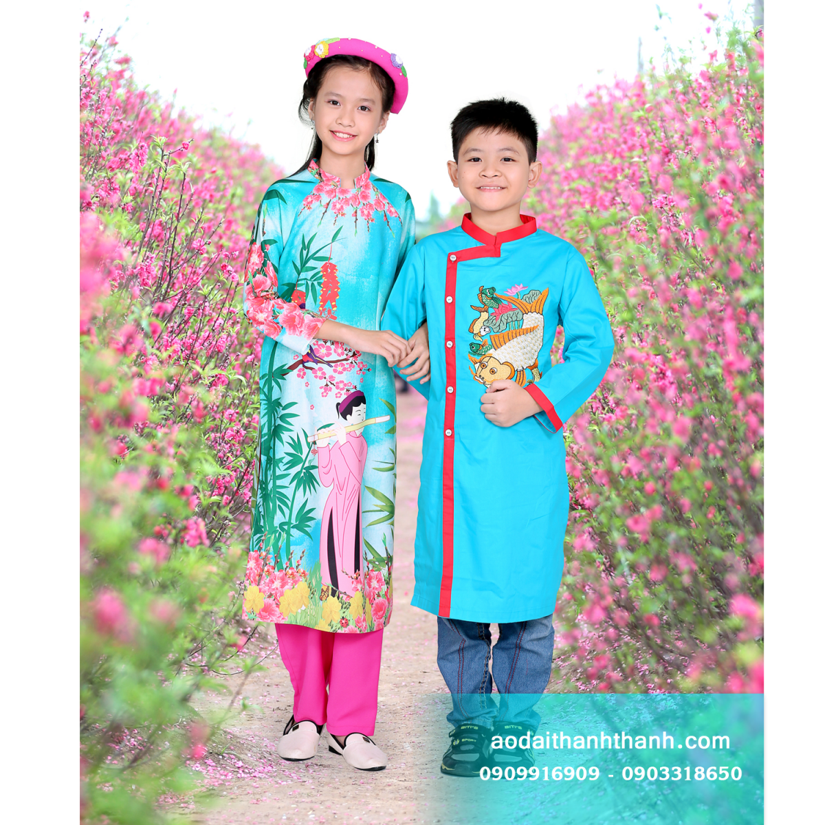 ÁO DÀI BÉ TRAI 01