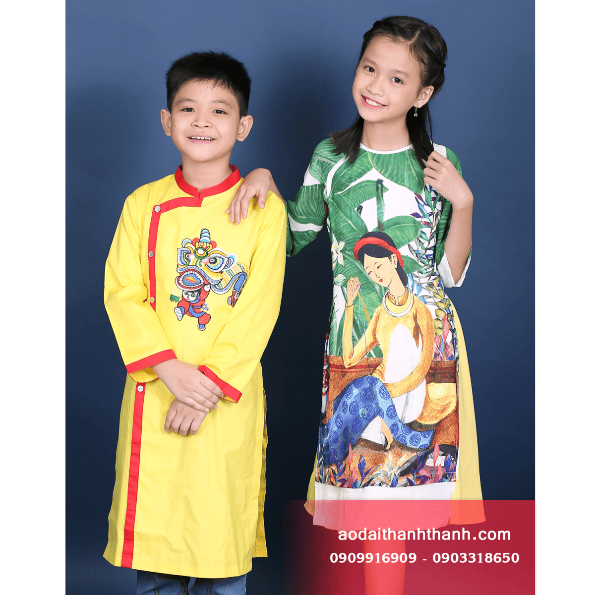 ÁO DÀI BÉ TRAI 03