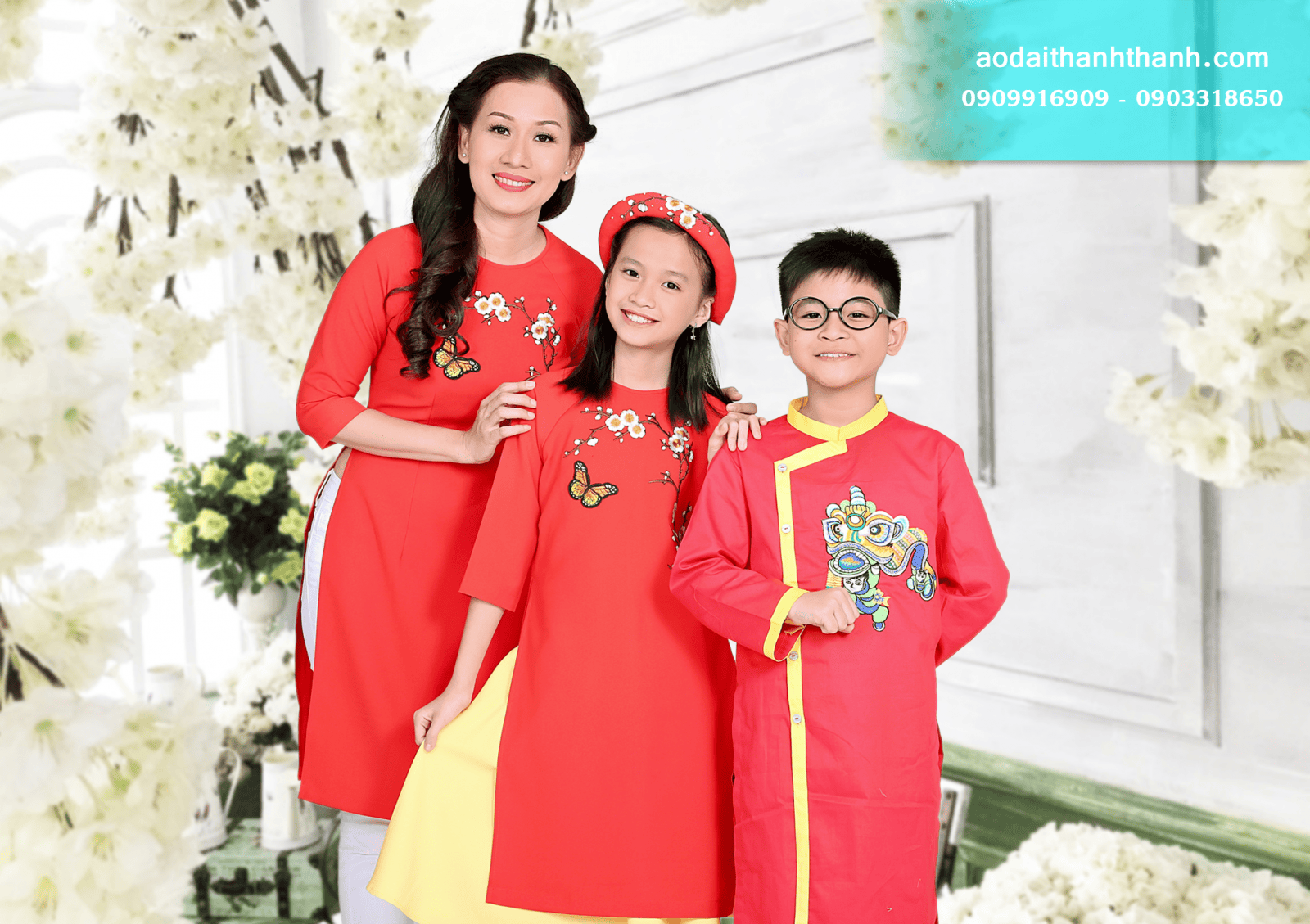 ÁO DÀI MẸ BÉ 10
