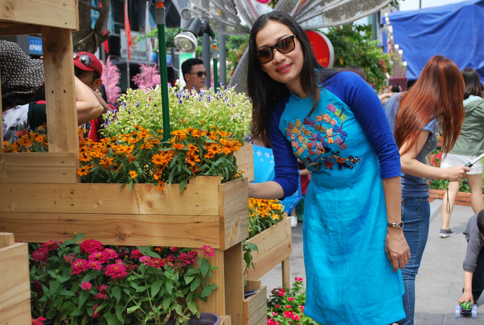 ÁO DÀI THÊU TAY